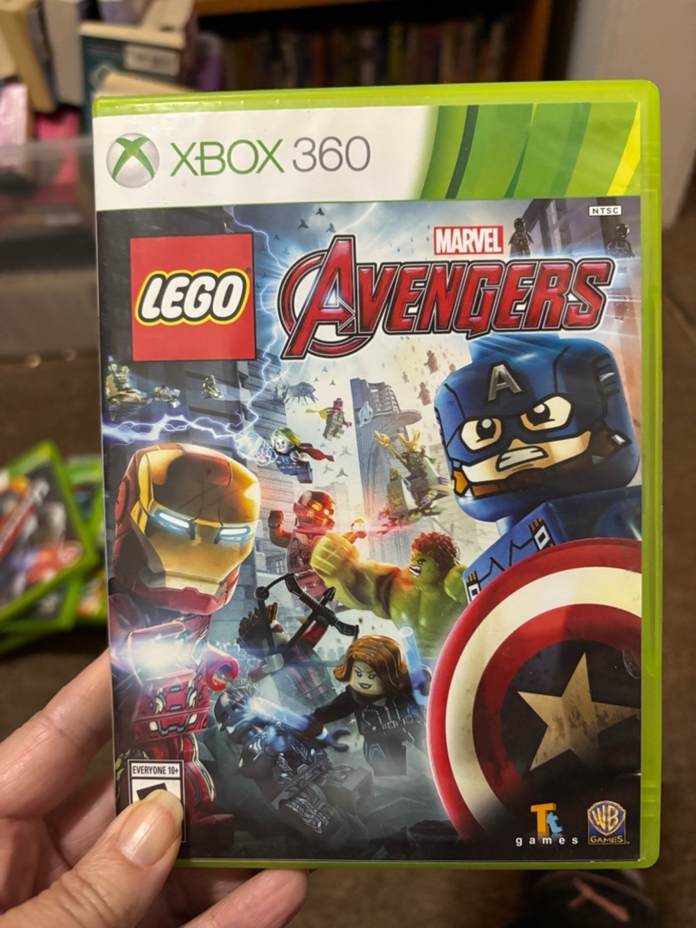 Lego Marvel Avengers Xbox 360 - Lime Green Case